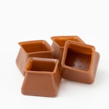 Imagem de Kit 8 Capa Proteção De Silicone Para Pé De Cadeira Mesa - Geoprotector