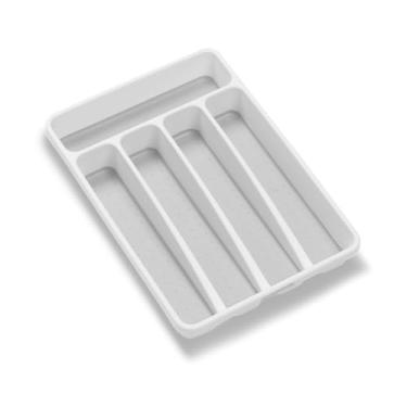 Imagem de Bandeja organizadora de talheres Madesmart, branca