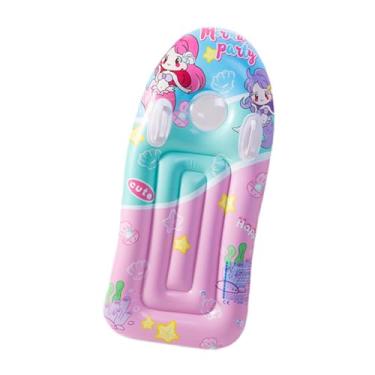 Imagem de Colaxi Prancha de surfe inflável, brinquedo aquático divertido, janela de visualização transparente, flutuador de piscina portátil, prancha de surfe para, Sereia