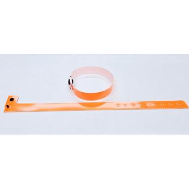 Imagem de Pulseira de Identificação Eventos Festa PVC Pino Botão - 60 UNID. - Al