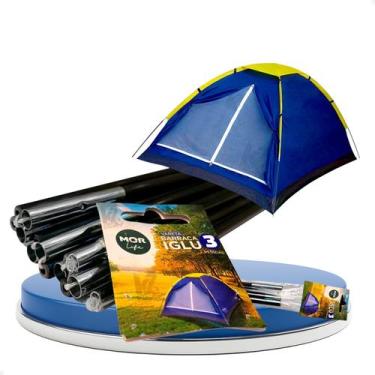 Imagem de Vareta Reposição Barraca Iglu 3 Pessoas Kit Completo Mor 9068