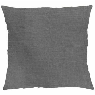 Imagem de Capa P/ Almofada Linen Croacia 43cm X 43cm - Niazitex, Grafite