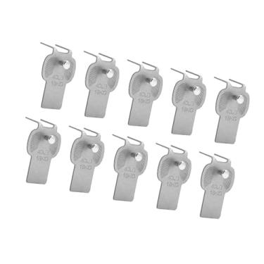 Imagem de Ioensy Ganchos para pendurar quadros, ganchos de garra para pendurar quadros de parede, resistentes e sem danos para pintura, 10 Peças