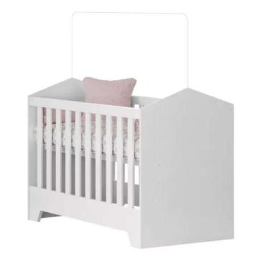 Imagem de Berço Mini Cama Multiuso Moderno Quarto Menina Menino MDF com Suporte 