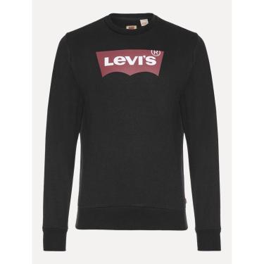 Imagem de Moletom Levis Masculino Crewneck Batwing Preto-Masculino