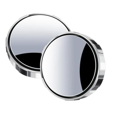 Imagem de SOESFOUFU Espelho de carro, ventosa de ponto cego, espelhos retrovisores pequenos redondos de ponto cego para acessórios automotivos de carro