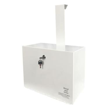 Imagem de CC LOT Caixa de bloqueio de amostras de metal resistente sobre e embaixo da porta caixa de armazenamento de amostras