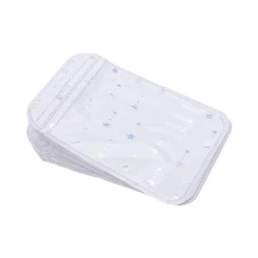 Imagem de 50 Sacos Ziplock Resseláveis com Vedação Estrela - Para Armazenamento,
