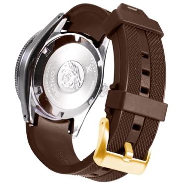 Imagem de Pulseiras de relógio masculinas StrapXPro (SPX1C) de 20 mm de borracha para relógios de mergulho Seiko Prospex 62MAS Modern Reinterpretation SPB/SBDC Series & Limited Edition Series SPB143, SPB239