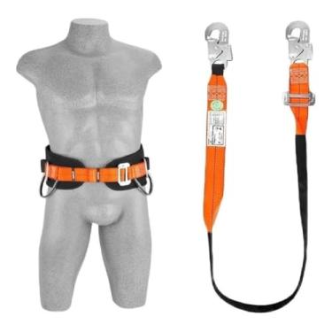 Imagem de Cinto + Talabarte Posicionamento - Poste Eletricista Epi Cintura Fita