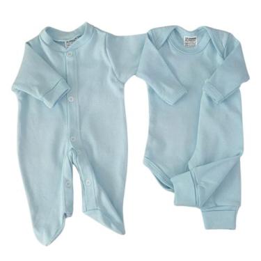 Imagem de Kit prematuro 3 peças body mijão macacão para menino ou menina boneca 