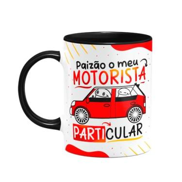 Imagem de JPS INFO, Caneca Flork Pais - Melhor motorista particular - B-black