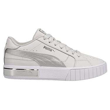 Imagem de PUMA Tênis feminino Cali Star metálico casual - branco, Branco, 9.5