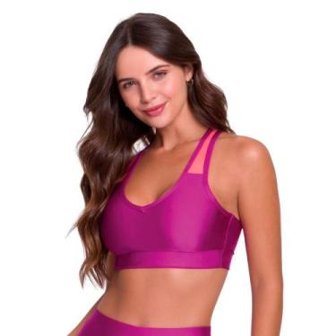 Imagem de Top Fitness Nadador Selene 24612.001 Bojo Removível, Pink, GG