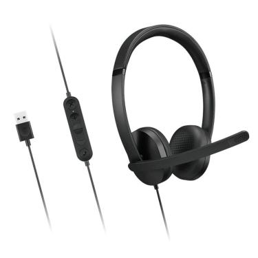Imagem de Fone de Ouvido Lenovo Headset Estéreo com Fio USB-A Gen 2 - 4XD1P83425