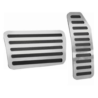 Imagem de Pedaleira lisa Aço Inox compatível com Honda Fit 2015/... Automático