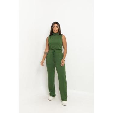 Imagem de Conjunto Moletinho Gola Alta - Catarina Velásquez, Verde militar, g