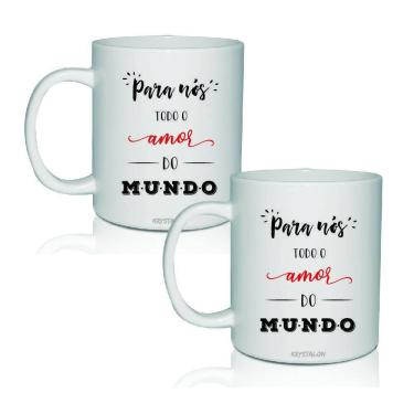 Imagem de Kit 2 Canecas Acrílico Para Nós - Para Dia Dos Namorados