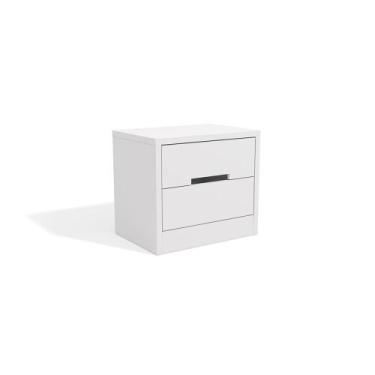 Imagem de Mesa De Cabeceira Com 2 Gavetas Kappesberg Branco S822