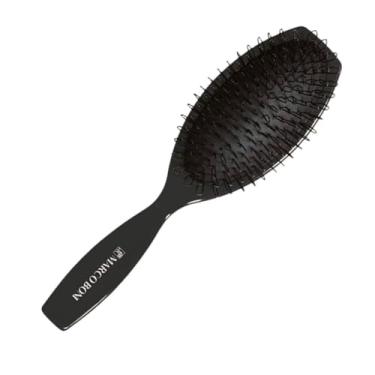 Imagem de ESCOVA PARA MEGA HAIR PROFISSIONAL OVAL ALMOFADADA PRETO REF.7704T