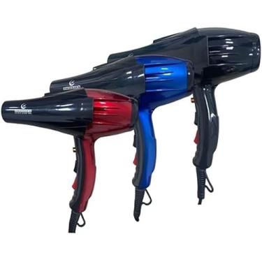 Imagem de Secador de Cabelo Profissional 3 Níveis de Velocidade Íons Negativos | 6000W de Potência 220V | Cor Preto