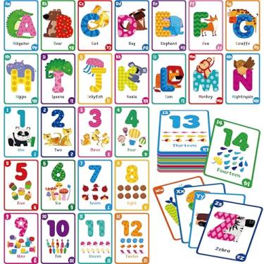 Imagem de Go Fish Card Game, 80 Alphabet & Number Cards Oversize ABC 123 Memory Matching Game for Kids Learning, Party Game, Family Gathering, Game Night, Classroom Activities