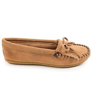 Imagem de Minnetonka Mocassins Femininos Kilty Hardsole, Cinzento-acastan, 6