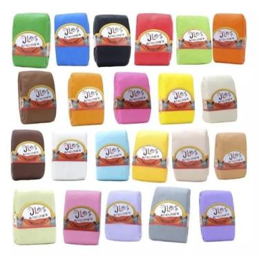 Imagem de Kit 22 Massas De Biscuit Jl Artesanato 90 Gramas