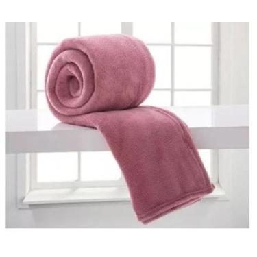 Imagem de Manta Cobertor Solteiro MIcrofibra Toque Macio Lisa 1.80 x 2.00 - Ravi