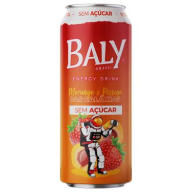 Imagem de Energético Baly Energy Drink Morango e Pêssego Sem Açúcar 473ml