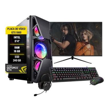Imagem de Pc Gamer Completo I7 4 16Gb Ddr3 Gtx 1660 Ssd 240Gb - Amorim Shop