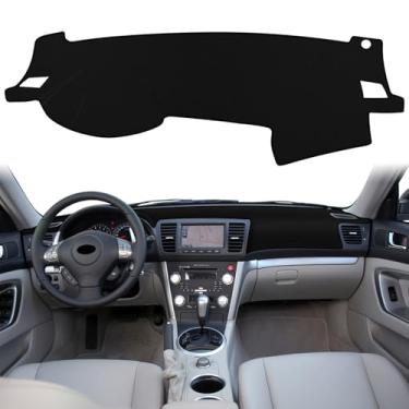 Imagem de FormiPow Capa de painel para acessórios Subaru Legacy Outback 2005-2009, protetor de painel antiderrapante e protetor solar, bloqueio UV, almofada de painel antirreflexo