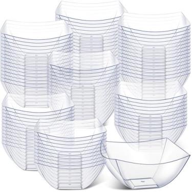 Imagem de Taças de servir de plástico Sliner 100 unidades de 240 ml para festas 