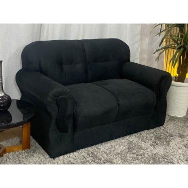 Imagem de Sofá 2 Lugares Preto 601 Viena