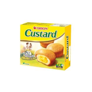 Imagem de Bolinho Coreano Custard Sabor Creme Cx12 Un 276g