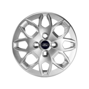 Imagem de Calota Aro 14 Ka + Sedan 15 16 17 Emblema Resinado Azul - GFM