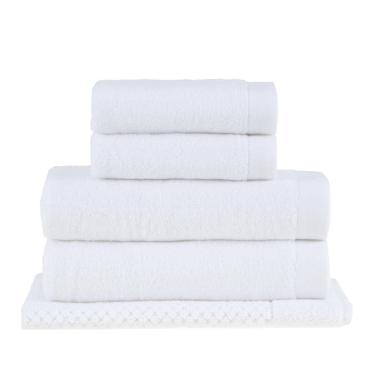 Imagem de Jogo Toalhas Banho Gigante Dual Air Branca 5 Pçs Buddemeyer