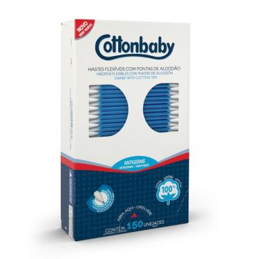 Imagem de Haste Flexível Cottonbaby Cartucho 150 Unidades