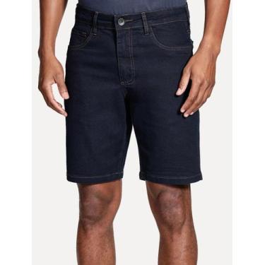 Imagem de Bermuda Aramis Jeans Masculina Dark Blue Azul Escuro, 42