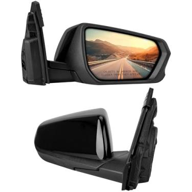 Imagem de LOIYLLEN Substituição do espelho retrovisor do lado direito do passageiro para Chevrolet Chevy Equinox 2018-2024, para GMC Terrain 2018-2024 - Conjunto de espelhos retrovisores com 5 pinos, ajuste