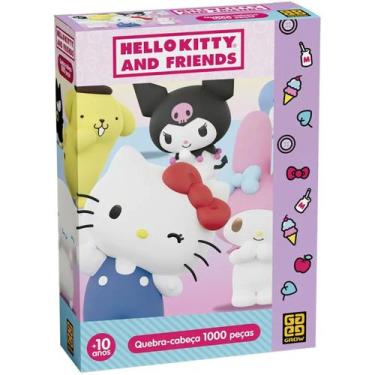 Imagem de Quebra Cabeça 1000 Peças Hello Kitty e Amigos 04987 - Grow