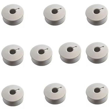 Imagem de Bobina Para máquina costura Reta Industrial Alumínio 10 unid - FOX 