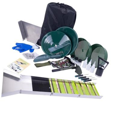 Imagem de Asixxsix Kit Completo de Mineração de Ouro, Kit de Prospecção de Ouro Dobrável de 50 Polegadas, Equipamento de Prospecção de, Equipamento de Mineração de Liga de Alumínio