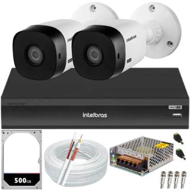 Imagem de Kit 2 Câmeras de Segurança Full Hd 1080p 1220b Intelbras Dvr Inteligen