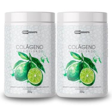 Imagem de Colágeno Hidrolisado 2 Potes Sabor Limão Pro Corps