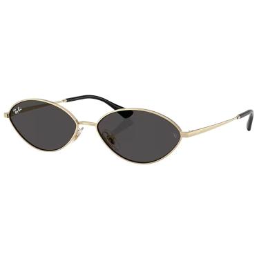 Imagem de Óculos de Sol Ray-Ban Kai 0RB3757 921387 Tam 56 / Ouro - Lentes Cinza Escuro