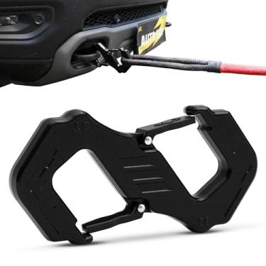 Imagem de AUTORICH Gancho de reboque S de 9,5 cm, manilha de guincho rápido de aço G80 força de ruptura de 15 kg, gancho de conexão de recuperação off-road resistente para SUV, caminhão, reboque e aplicações de