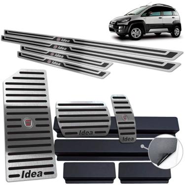 Imagem de Descanso Pedaleira Automático Soleira Idea 2011 A 2016 Preto