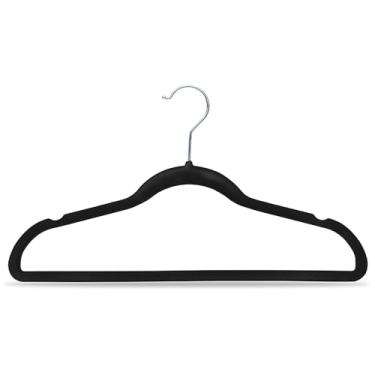 Imagem de KIT 5 CABIDES AVELUDADOS PRETO ADULTO GRAVITA