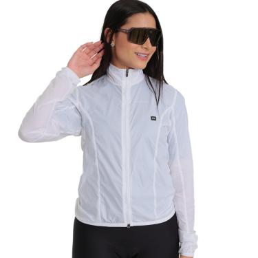 Imagem de Jaqueta Corta Vento de Ciclismo Feminina Márcio May Pro II Branco